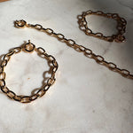 Load image into Gallery viewer, Gold Plated Thick Chain Bracelet
