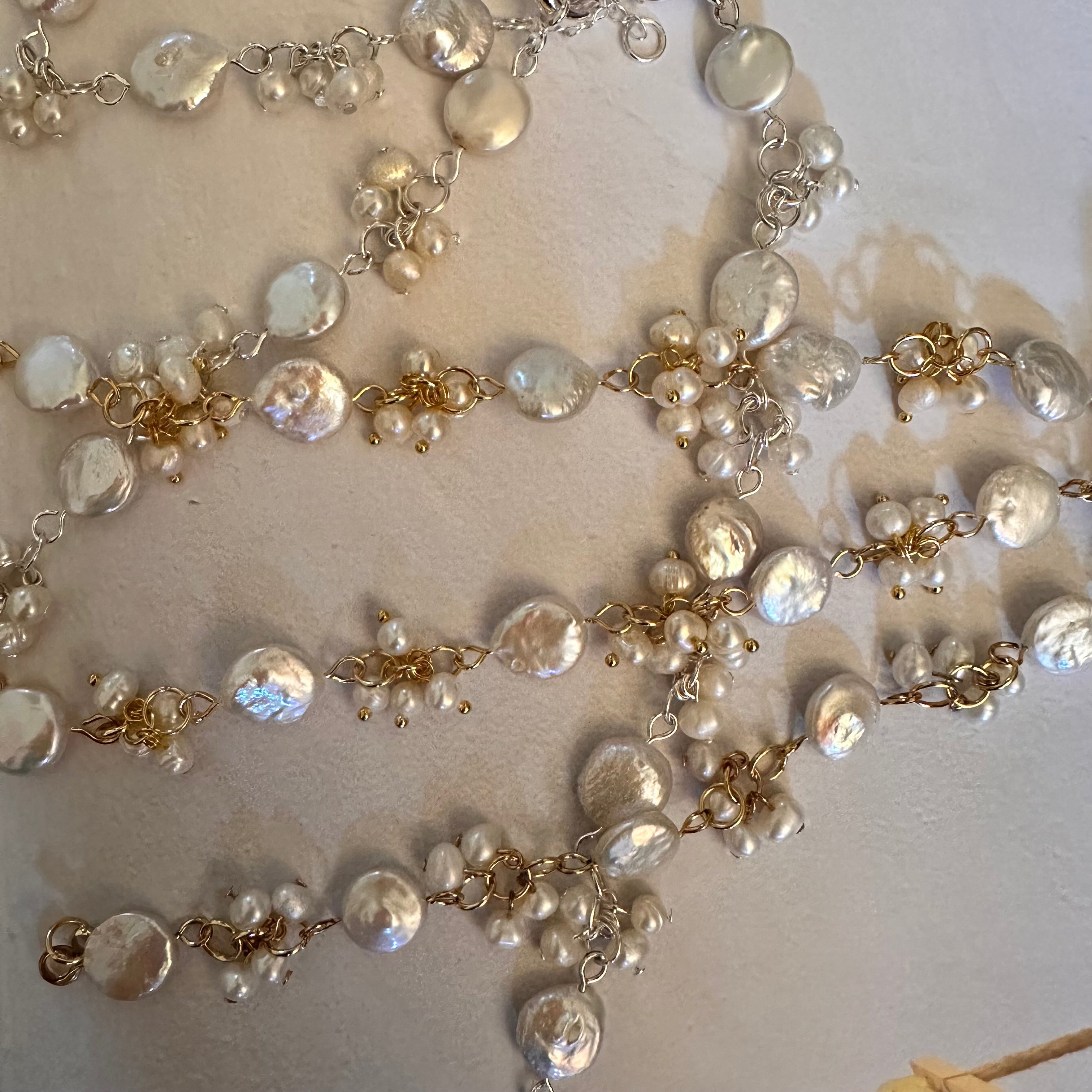 Pearl Cluster Bracelets