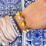 Load image into Gallery viewer, Lemon Pearl Bracelet
