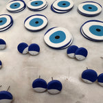 Load image into Gallery viewer, Evil Eye Dangles
