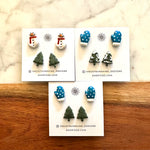 Load image into Gallery viewer, 2 Pair Holiday Shape Stud Pack
