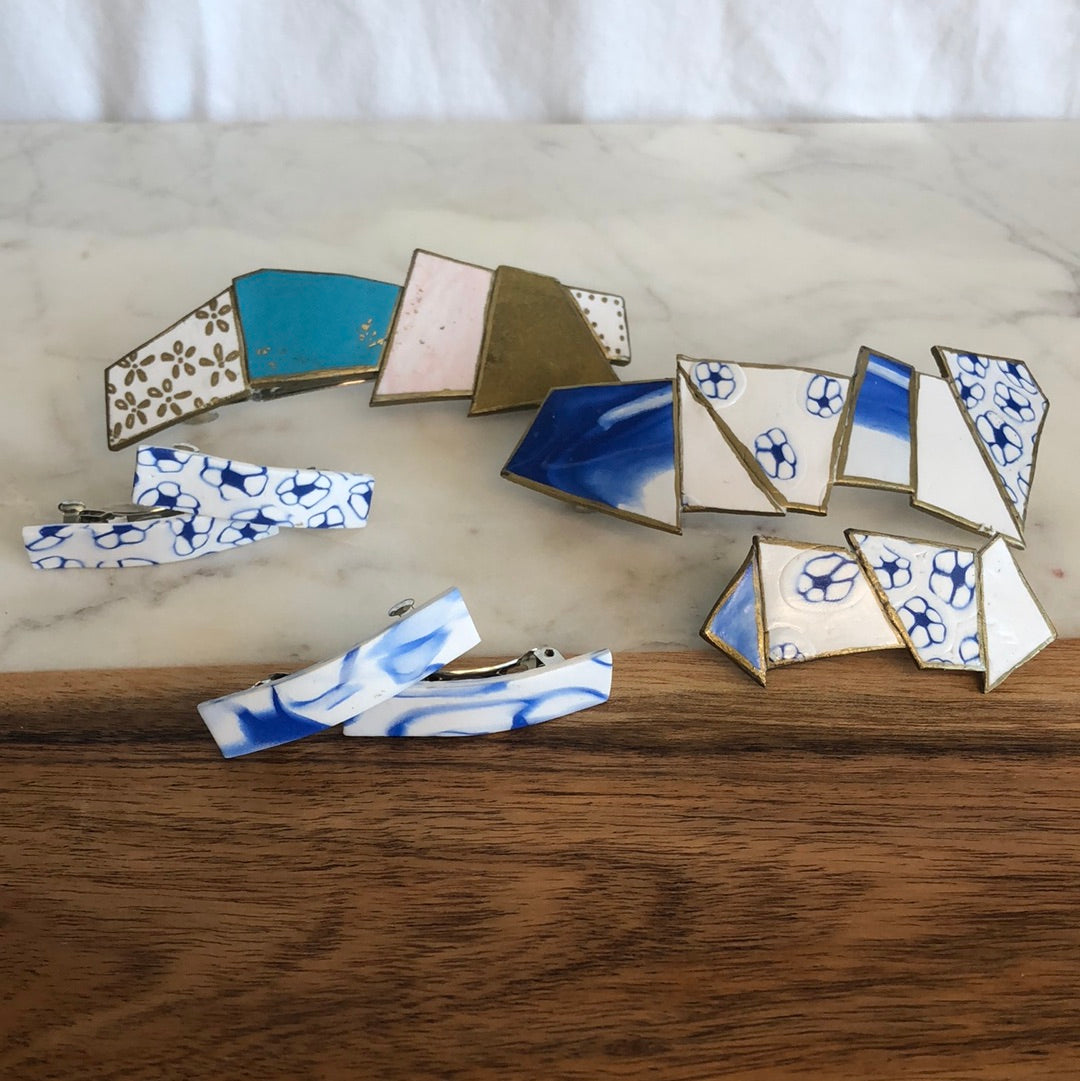 Kintsugi French Hair Barrette